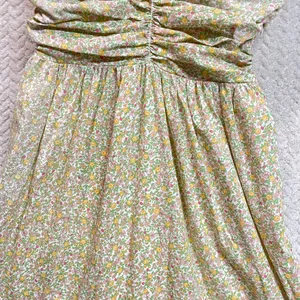 Tuckernuck Hyacinth House Yellow Green Floral Cottagecore Midi Dress‎ XXS - flaw thumbnail 7