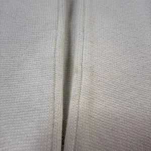 Quince Organic Cotton Knit Blazer White Open Front Cardigan Jacket Layer Large thumbnail 6