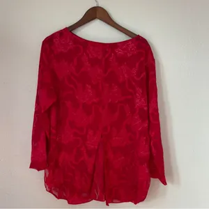 Victoria's Secret Gold Label Red Pajama Set thumbnail 6