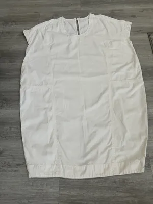 Free People White Boxy Scoop-Neck Maxi Dress thumbnail 3