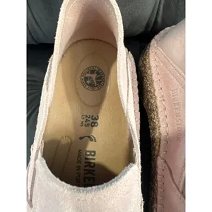 Birkenstock Callan Womens Slip On Shoes Pink Suede leather Size 38/7 thumbnail 2