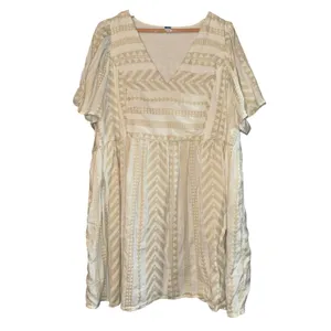 Old Navy Boho Swing Dress Women's 2X Aztec Hippie Relaxed Pockets Flowy Festival thumbnail 2