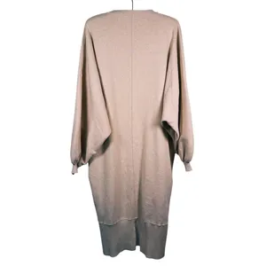 Free People Oversized Midi Sweater Dress Size S Beige Minimal Fall Lagen Scandi thumbnail 3