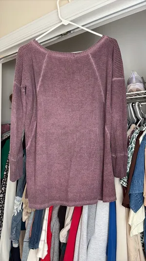 Off the shoulder sweater Purple Size M thumbnail 2