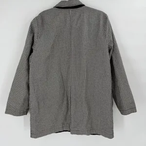 Ralph Lauren Reversible Coat Women Large‎ Black Houndstooth Dark Academia thumbnail 4