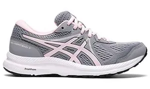 Asics Gel-Contend 7 Womens Running Shoes Grey Pink Sneakers Size 8 thumbnail 1