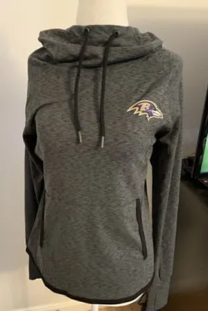 Womens Baltimore ravens nfl hoodie shirt thumbnail 1