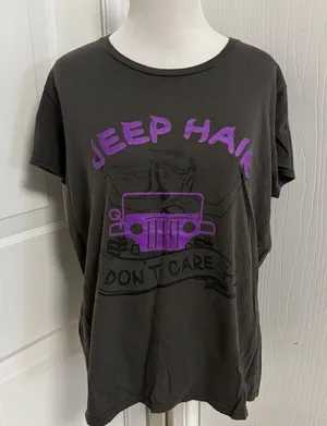 Anvil Jeep Hair Don’t Care Tee C4* thumbnail 1