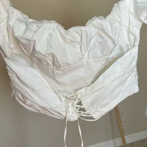 House of‎ cb SAMAYA WHITE GATHERED TOP NWOT size XL thumbnail 8