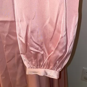 NWT! Nasty Gal Satin Long Sleeve Maxi Wrap Dress Size 6 thumbnail 10