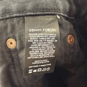 Denim Forum The Arlo High Rise Straight Jean in Black‎ Size 26 x 26 L thumbnail 11