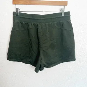 All In Motion Women's Olive Green Drawstring Athleisure Pull On Shorts thumbnail 5