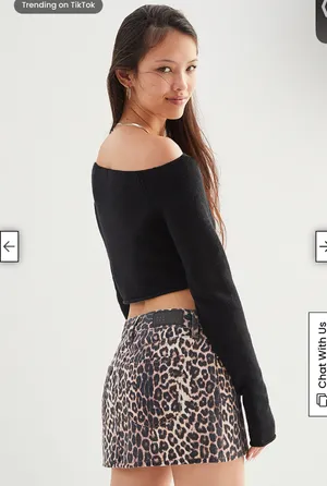 PacSun Cheetah skirt thumbnail 2