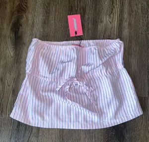 Edikted Pinstripe Tube Top thumbnail 1