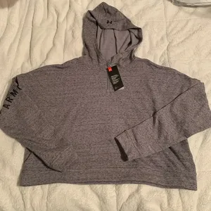 Under Armour 1/4 zip Cropped Hoodie thumbnail 1