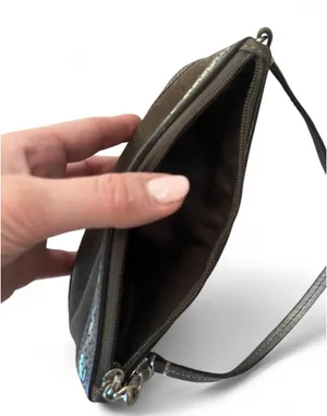 Coach Suede Leather Wristlet Brown thumbnail 5
