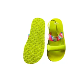 NEW UGG Zuma Sling Slides Rainbow Lime Green thumbnail 7