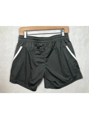 University of Wisconsin La Crosse Adidas Team Issued Knit Shorts Gray Women's S thumbnail 2
