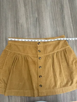 American Eagle Super High-Rise Tiered Corduroy Mini Skirt thumbnail 7
