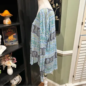 Vintage Free People 100% Cotton Long Sleeve Top – Size Large thumbnail 6