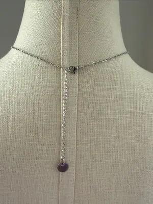 Plunder Silver tone Necklace with Turquoise Cluster Pendant New thumbnail 4