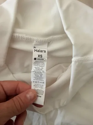 Halara XS Womens White Athletic Skort With Built-In Shorts XS thumbnail 4