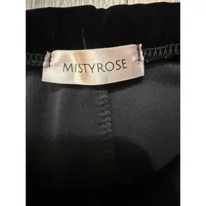 Misty Rose Black Velvet Strapless Maxi Dress M‎ Side Slit Bodycon Gothic Vampire thumbnail 8
