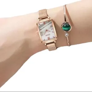𝅺WOMEN’S Watch & Braclet set Green thumbnail 2