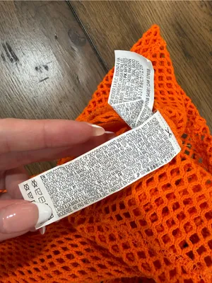 Forever 21 Vibrant Orange Crochet Mesh Pants thumbnail 7