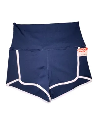 Free People Movement Island Time Shorts Midnight Navy Large New With Tags thumbnail 5