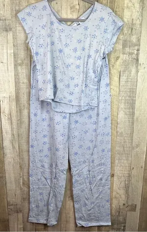 Personal Identity 2-pc Small PJ Set Top & Pants A Star Design Drawstring… thumbnail 1