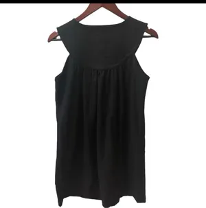 BB Dakota Nordstrom Retro Black Wool Shift Sleeveless Mini Dress Round Collar M thumbnail 4