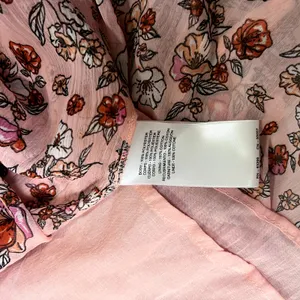Parker & Rowe Pink Floral Midi Dress Sz S thumbnail 7
