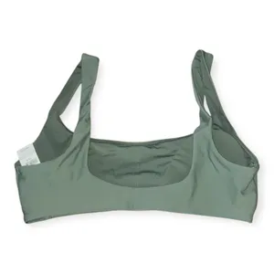 Aerie Womens Olive Green Wide Strap Scoop Bikini Swim Top thumbnail 6