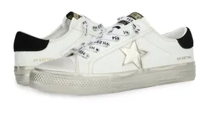 VINTAGE HAVANA Women's Alive Metallic Lace Up Sneakers Shoes Casual NIB 6.5 thumbnail 1