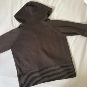 Brown Knit Zip-Up Cardigan - XL thumbnail 3