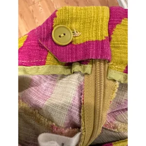 Anthropologie 'Cartonnier' Tailored Remy Shorts Hot Pink Yellow Green sz 4 thumbnail 15