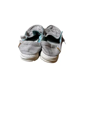 HEYDUDE Wendy Gray Chambray Slip On Loafers Women's Size 8 Lightweight Comfort thumbnail 5