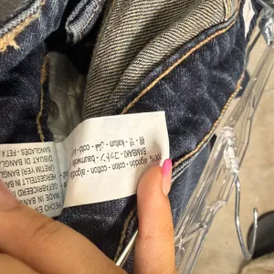 Zara Dark Wash Wide Leg Jeans High Rise Denim Pants Sz 8 thumbnail 6