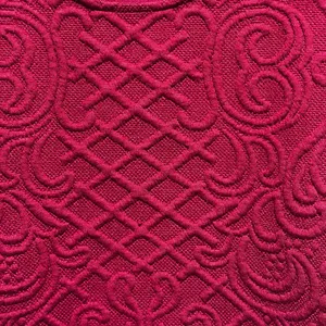 Deletta for Anthropologie‎ magenta textured 3/4 sleeve sweater size s thumbnail 3