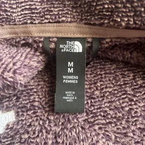 The North Face‎ Women's Thick Purple Zip Up Fleece very warm Size Medium. thumbnail 8