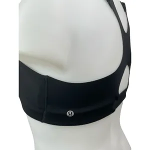Lululemon Ultralu Black Sleeveless Athletic Activewear Sports Bra Tank Top Sz 12 thumbnail 4