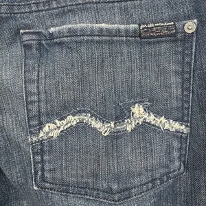 7 For All Mankind Bootcut Jeans Womens 31 Medium Wash Mid Rise Boho Casual Denim thumbnail 5