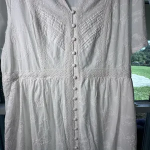 Torrid Festi Maxi Cotton Voile Crochet Detail Dress 1 White 14 16 Tiered Eyelet thumbnail 14