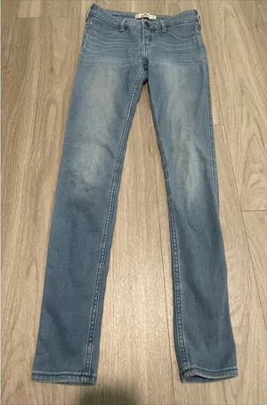 Hollister Light Blue Skinny Jeans for Women thumbnail 1