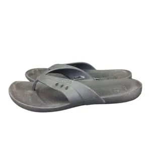 Crocs Womens Kadee Flip Flops Thong Sandals Black 9 Comfortable Casual‎ 14177 thumbnail 4
