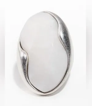 Nwt ‼️ Zara Maxi Stone Ring, Size 8 thumbnail 1