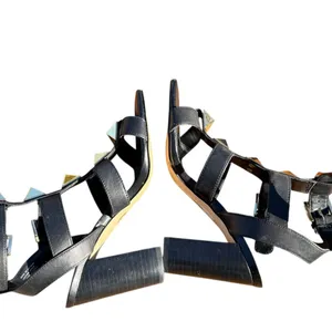 Michael Kors Wren Studded Leather Pyramid Block-heel Gladiator Sandals Sz‎ 5.5 thumbnail 12