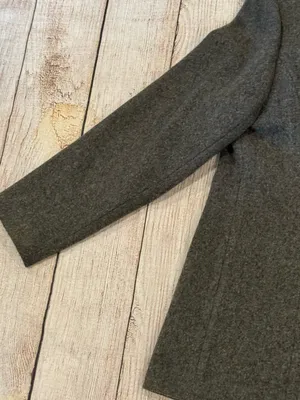 Bromleigh The Classic Peacoat Dark Gray 100% Pure Wool Double Breasted Jacket S thumbnail 14