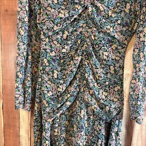 ASTR Blue Floral Midi Dress Size‎ Small thumbnail 7